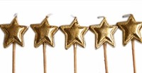 Gold Star Candles