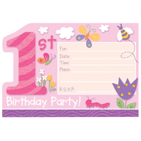 One Special Girl Invitations