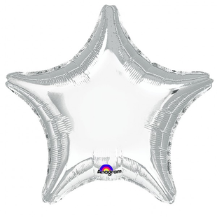 Silver Foil Star Balloon