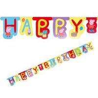 Peppa Pig Birthday Banner