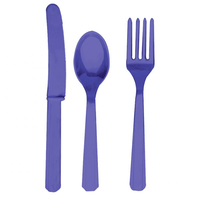 Purple Assorted Cutlery Pack