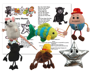 Nursery Rhymes Finger Puppet set
