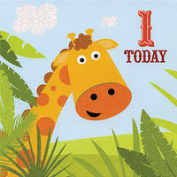 Jungle Buddies 1 Today Birthday Card