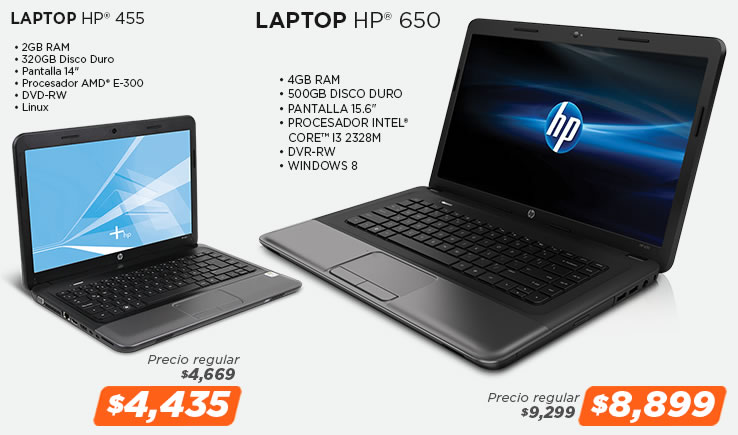 Laptops en la Venta Nocturna de MiPC