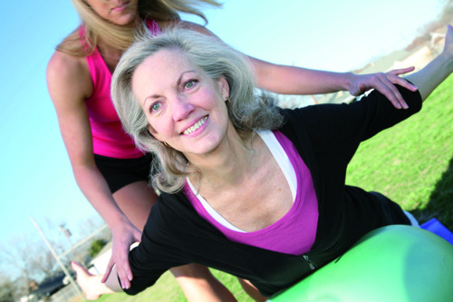 Pilates para os de maior idade