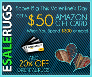 $50 Amazon Gift Card + 20% Off Oriental Rugs