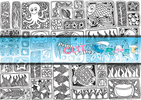 under the sea cliparts or stickers