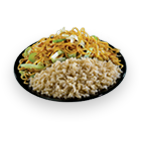 Chow Mein / Steamed Brown Rice