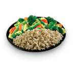 Steamed Brown Rice / Mixed Veggies