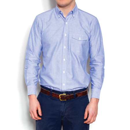 Check out this Oxford Shirt made in Houston, TX by Hamilton Shirts. Purchase to support 40 American workers. Gets you 2,730 Boom™ Points.