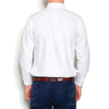 Check out this Oxford Shirt made in Houston, TX by Hamilton Shirts. Purchase to support 40 American workers. Gets you 2,730 Boom™ Points.