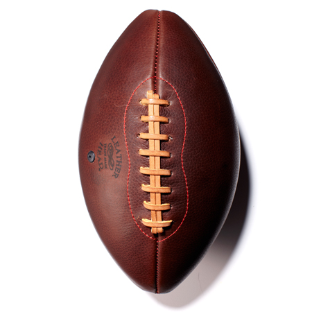 Check out this Handsome Dan Football made in Glen Rock, NJ by Leather Head Sports. Purchase to support 5 American workers. Gets you 1,680 Boom™ Points.