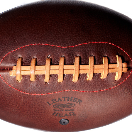 Check out this Handsome Dan Football made in Glen Rock, NJ by Leather Head Sports. Purchase to support 5 American workers. Gets you 1,680 Boom™ Points.