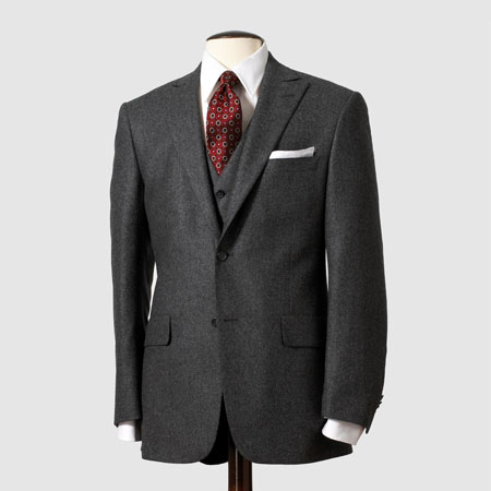 Check out this Three Piece Suit made in Chicago, IL by Hart Schaffner Marx. Purchase to support 640 American workers. Gets you 13,930 Boom™ Points.