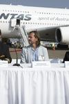 Marc Newson on the podium