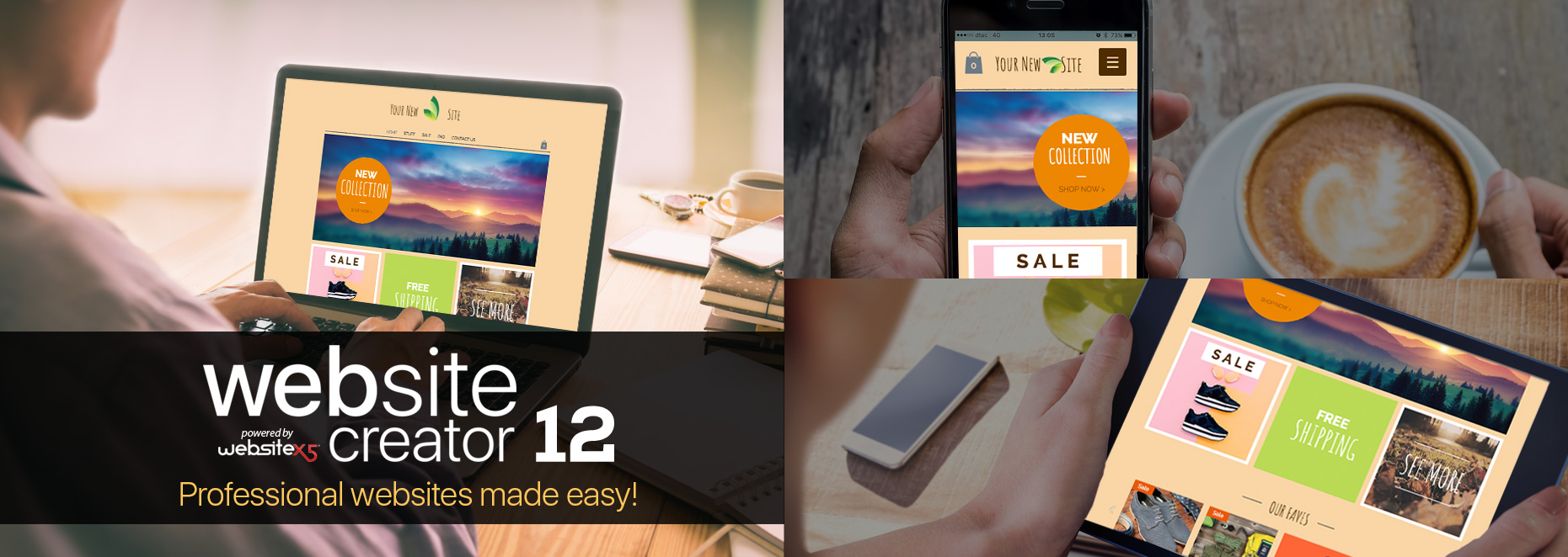 Website Creator 12 - Professional Websites Made Easy