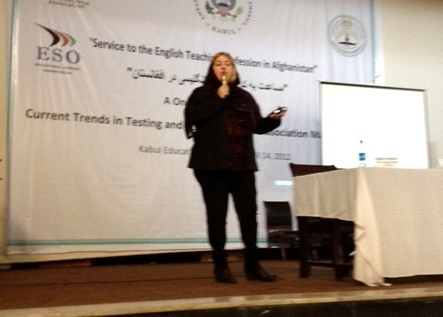 Christine Coombe onstage