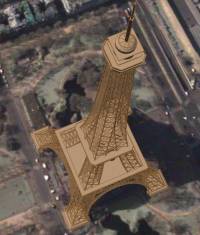 La Torre Eiffel su Google Earth