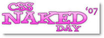 CSS Naked Day 2007 logo