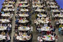 Delegates study legislation at the 2012 United Methodist General Conference in Tampa, Fla. Delegates study legislation at the 2012 United Methodist General Conference in Tampa, Fla.