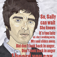 Don't look back in anger, I heard you say.