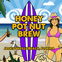 'Honey Pot Nut Brew' bottle design
