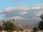 Another Georgeous Day in Paradise - a look up at the snow covered peak of Mt. San Jacinto from the Riverside County Courthouse in Hemet CA