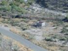 Bautista Creek Road as seen from one of the many hilltops that forms Bautista Creek, East Hemet CA