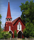 One of the oldest churches in California, and the most elegant old building in Sonora, is St. James Episcopal Church, also known as the "little red church". Originally built in 1848, it was rebuilt after a fire in 1859.