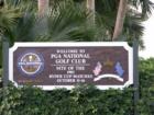 Just outside the Members Club at PGA National
