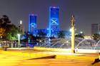 Downtown Jacksonville at night