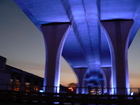 Miami-Dade - photo under port of Miami Bridge taken 4th of July from the boat
