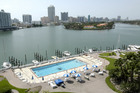 View from The King Cole to Biscayne Bay