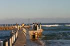 Boynton Beach Inlet - Fishing on the jetty.