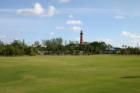 Jupiter Lighthouse - Jupiter practice fields with the Jupiter Lighthouse in the background
