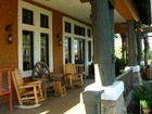 Porch overlooking the lake