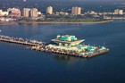 This is The Pier, with St. Petersburg in the background.