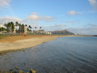 Magic Island with Diamond Head in the background.