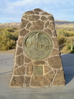 Oregon Trail Memorial site market east of Boise, Idaho