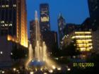Chicago at night