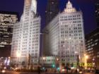 Chicago at night