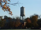 Water tower in Fort Harrison.  Http://cyndisloop4indyhomes.com