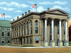 Historic Postcard of the Floyd County City County Building