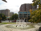 Fountain in Park at Entrance to Downtown Silver Spring CBD