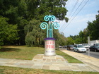 Silver Spring Md Welcome Marker at North end of CBD - Georgia Ave