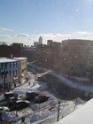 Snowy Harvard Square in the middle of winter. This was taken while I still lived there (before my move to California)