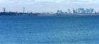View of Boston skyline taken from Manet Ave. in Houghs Neck.