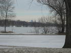 Lake Nokomis has 210 acres of water and 195 acres of land. Lake Nokomis Park's include 407 acres, Nokomis community center, two beaches, and, 2.7 miles of pathways around the lake.
