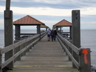 A newly re-built pier. Post Katrina it was tough being pierless.