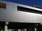 The monorail station at the Las Vegas convention center.